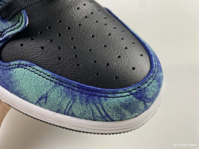 jordan aurora Fashionable green 1 black tie-dye cd0461- 1258 air white 0117